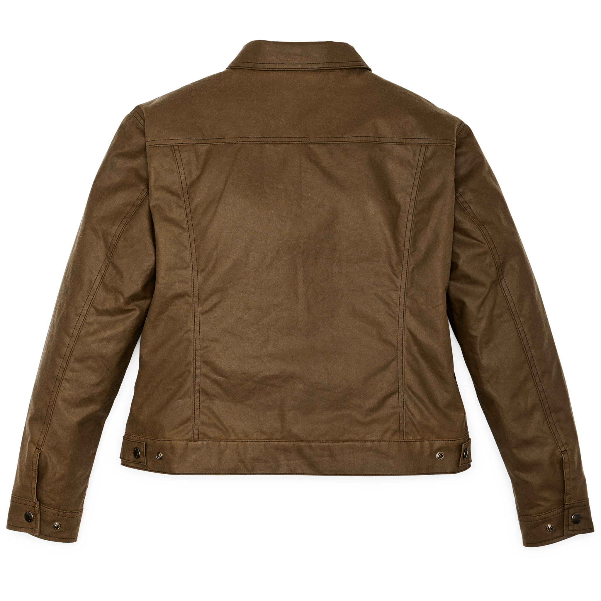 Women's Short Lined Cruiser Jacket - Dark Tan - Image 2