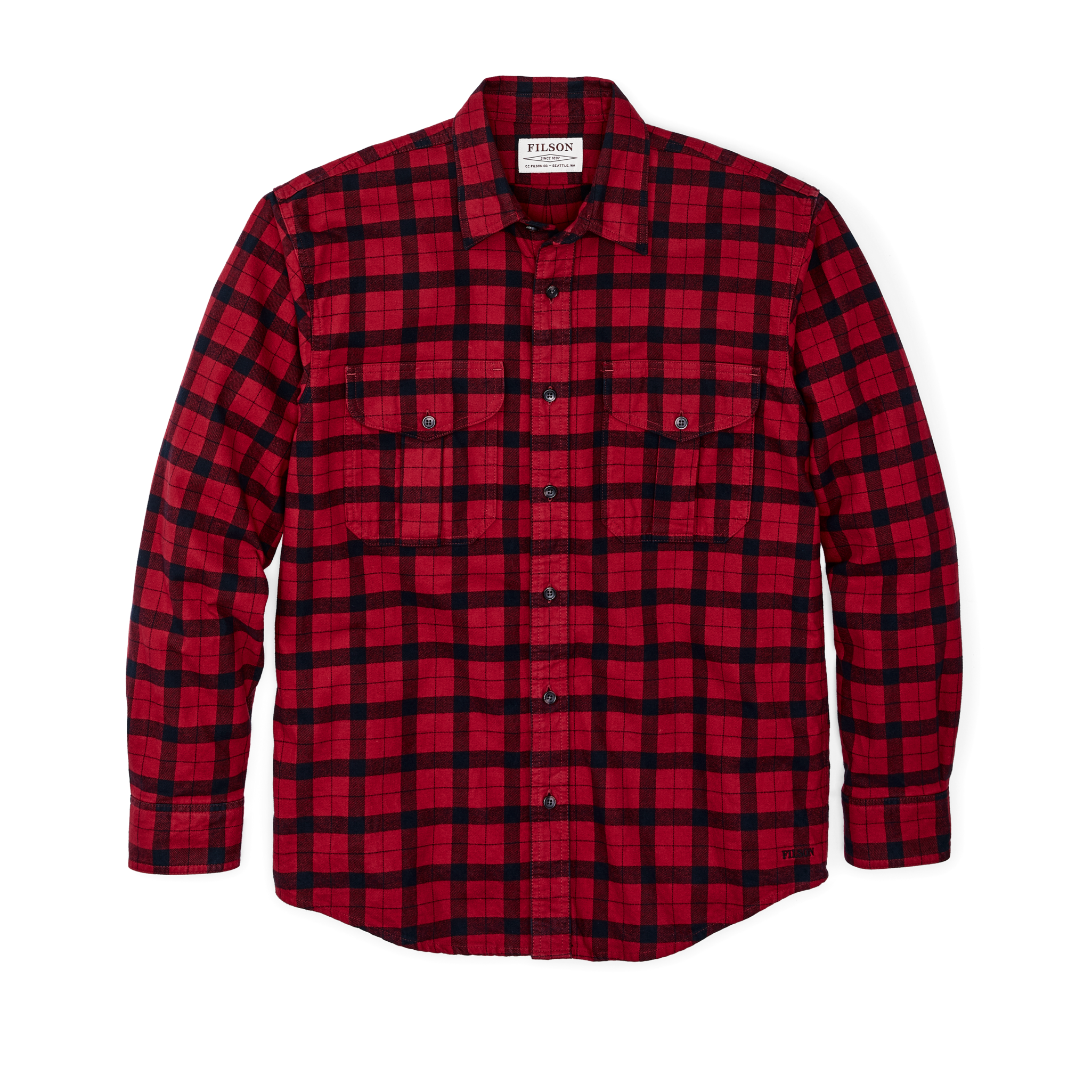 Alaskan Guide Shirt - Red/black Plaid - Image 2
