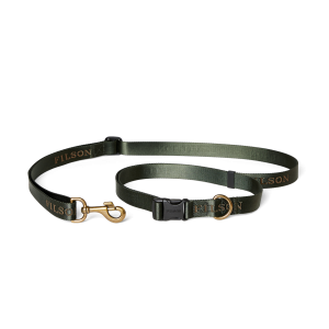 Adjustable Nylon Leash - Dark Timber