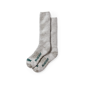 Heavyweight Traditional Crew Socks - Gray Heather