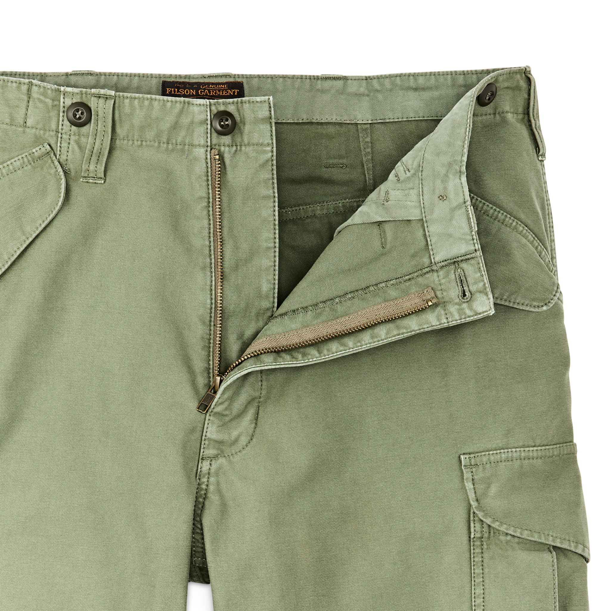 Field Cargo Shorts - Washed Fatigue Green - Image 4