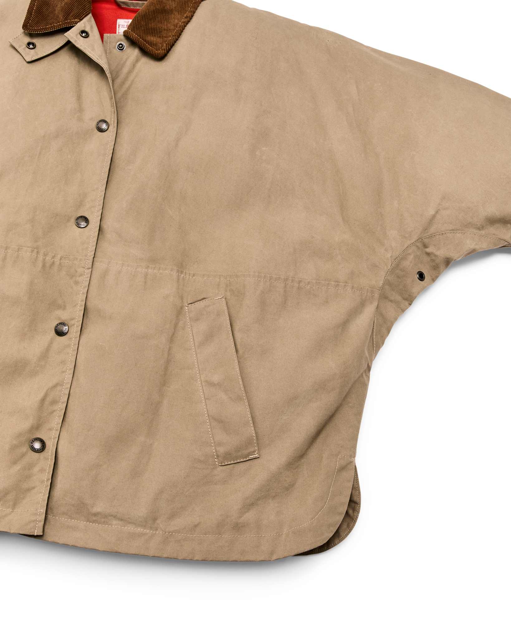 Women's Harbor Front Waxed Jacket - Marsh Tan - Image 5