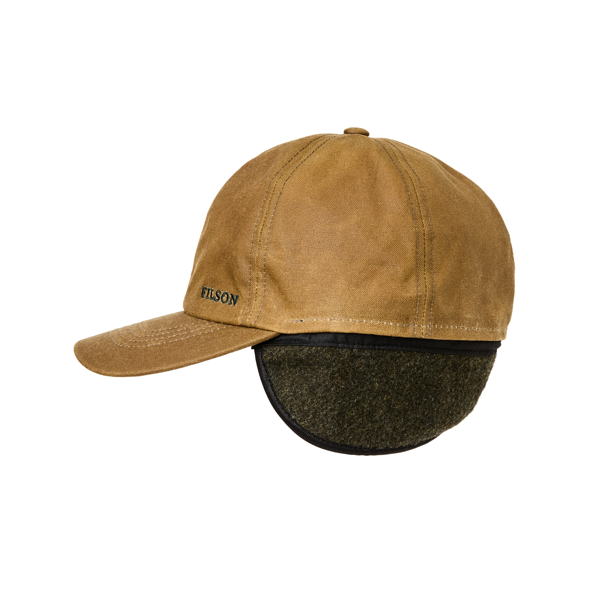 Insulated Tin Cloth Cap - Dark Tan - Image 3