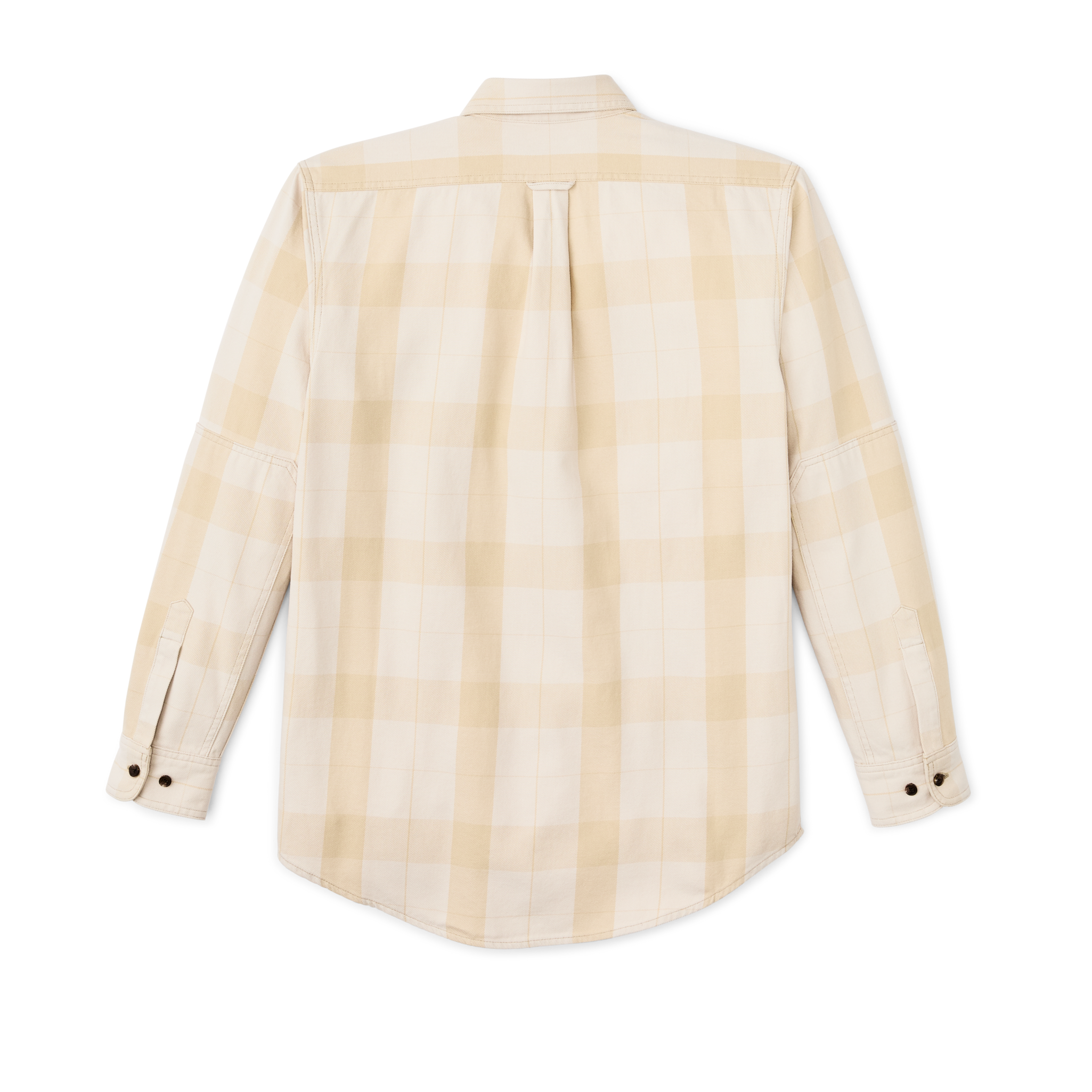 Vintage Wash Alaskan Guide Shirt - Light Gray / Khaki Plaid - Image 2