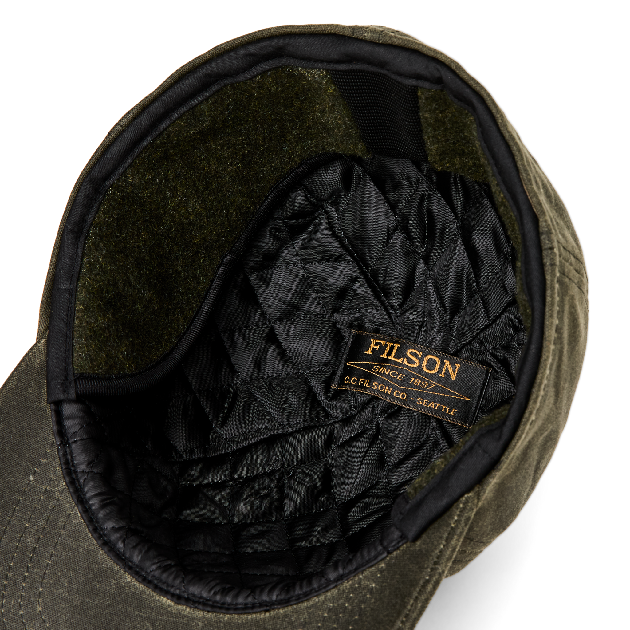 Insulated Tin Cloth Cap - Otter Green - Image 4