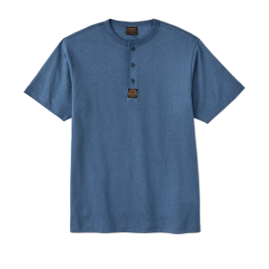 Frontier Henley T-shirt - Light Blue