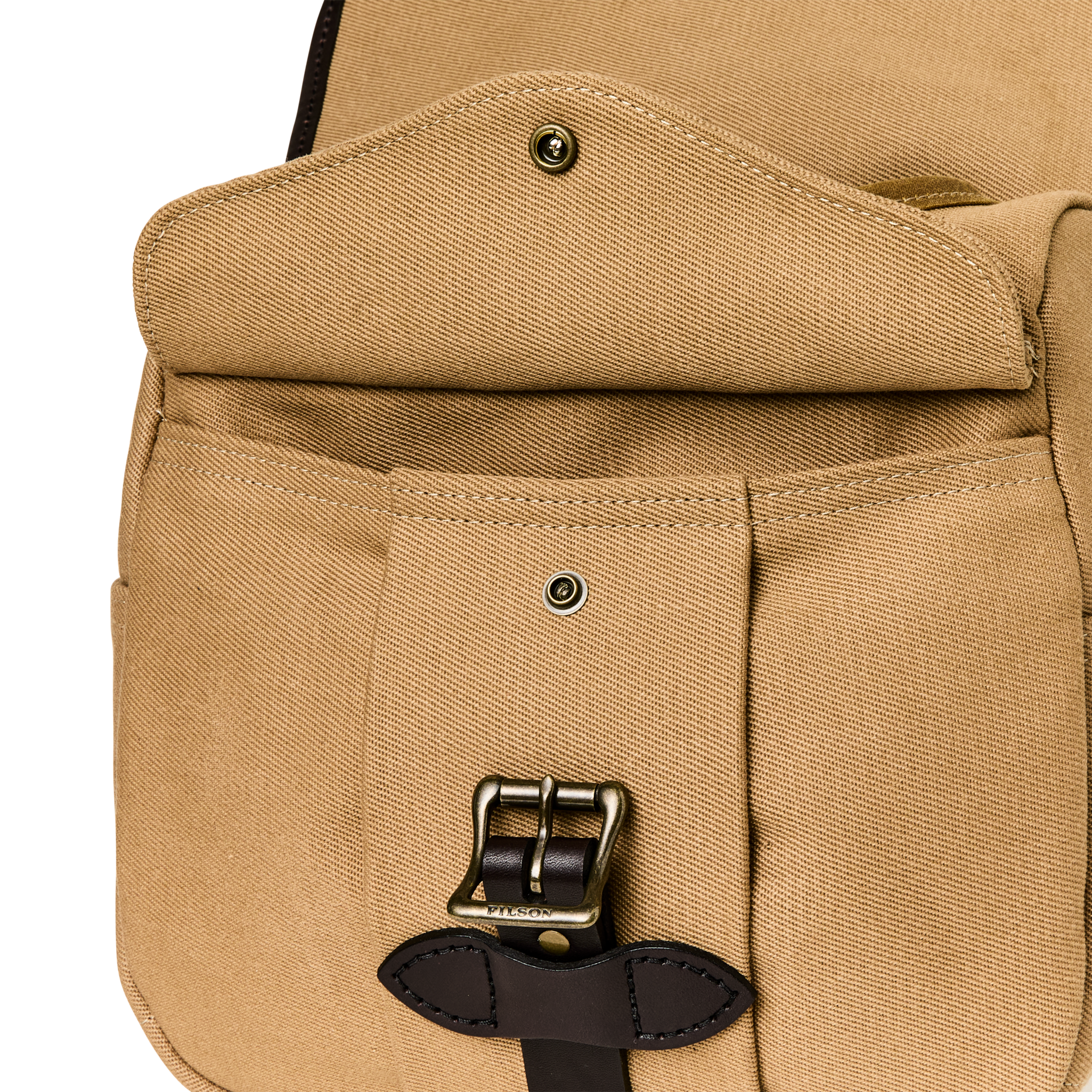 Small Rugged Twill Field Bag - Tan - Image 4