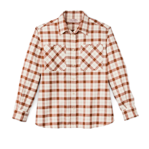 Women's Light Weight Alaskan Guide Shirt - Light Tan / Brown Plaid