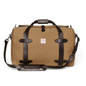 Medium Rugged Twill Duffle Bag - Tan
