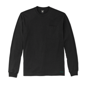 Long Sleeve Pioneer Pocket T-shirt - Black